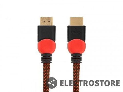 Savio Kabel HDMI 2.0 czerwono-czarny 3 m, GCL-04 Savio Kabel HDMI 2.0 czerwono-czarny 3 m, GCL-04