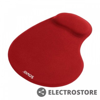 Savio Podkładka żelowa pod mysz czerwona SAVIO MP-01R