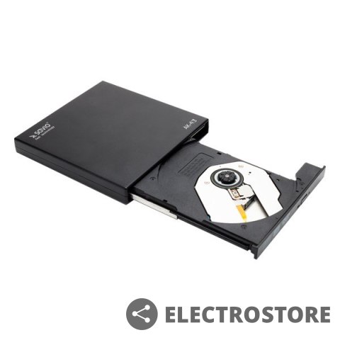 Savio Zewnętrzny napęd - nagrywarka typu SLIM CD/DVD R/RW - USB SAVIO AK-43 Savio Zewnętrzny napęd - nagrywarka typu SLIM CD/DVD R/RW - USB SAVIO AK-43