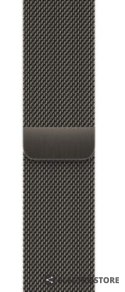 Apple Watch Series 7 GPS + Cellular, 45mm Koperta ze stali nierdzewnej w kolorze grafitowym z bransoletą mediolańską w kolorze mocnego