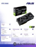 Asus Karta graficzna GeForce RTX 3060 TUF Gaming OC V2 12GB GDDR6 192bit 3DP/HDMI
