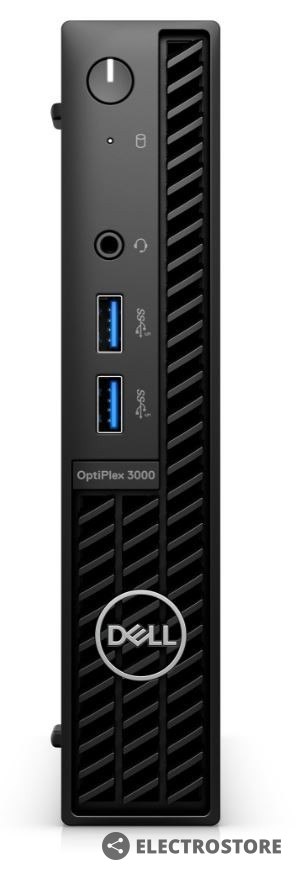 Dell Komputer Optiplex 3000 MFF/Core i3-12100T/8GB/256GB SSD/Integrated/WLAN + BT/Kb/Mouse/W11Pro/3Y