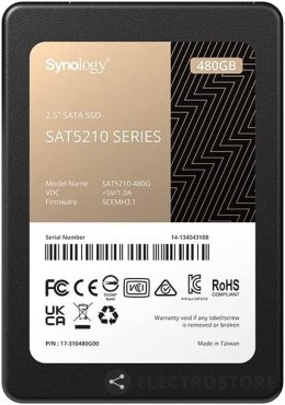 Synology Dysk SSD SATA 2,5 480GB 7mm SAT5210-480G