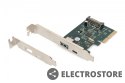 Digitus Karta rozszerzeń (Kontroler) USB 3.1 PCI Express USB A/ Typ C 3.1 Gen.2 10Gbps Chipset: ASM1142