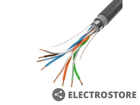 Lanberg Kabel FTP Kat.5E CU 305 m drut outdoor Lanberg Kabel FTP Kat.5E CU 305 m drut outdoor
