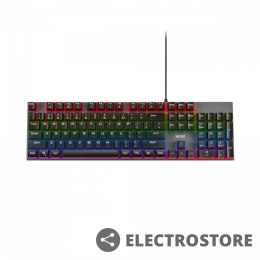 NOXO Retaliation gaming mechaniczna klawiatura dla graczy, BLUE switch niebieskie przełączniki (RAINBOW LED)