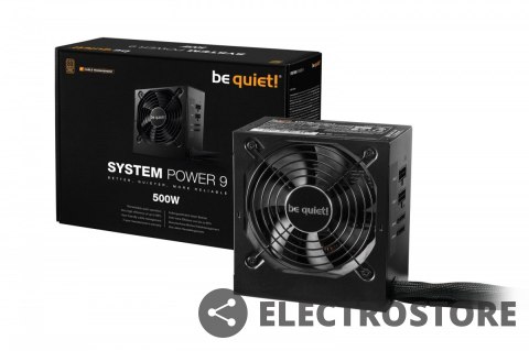 Be quiet! Zasilacz System Power 9 CM 500W BN301 Be quiet! Zasilacz System Power 9 CM 500W BN301