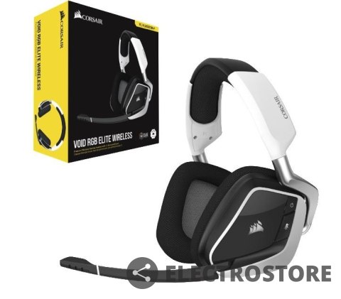 Corsair Słuchawki Void RGB Elite Wireless Headset White Corsair Słuchawki Void RGB Elite Wireless Headset White