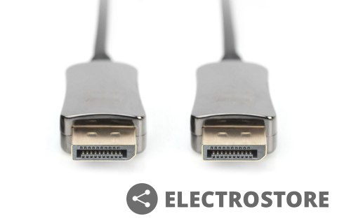 Digitus Kabel połączeniowy hybrydowy AOC DisplayPort 1.4 8K/60Hz UHD DP/DP M/M 20m Czarny Digitus Kabel połączeniowy hybrydowy AOC DisplayPort 1.4 8K/60Hz UHD DP/DP M/M 20m Czarny