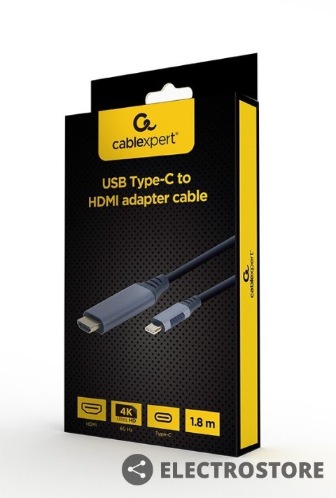 Gembird Kabel USB-C do HDMI 1.8 m Gembird Kabel USB-C do HDMI 1.8 m