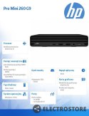 HP Inc. Komputer Pro Mini 260 MT G9 i5-1235U 512GB/8GB/W11P 6D318EA