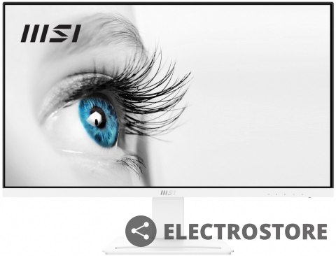 MSI Monitor PRO MP273W 27 cali IPS /FHD/75Hz/HDMI DP/biały MSI Monitor PRO MP273W 27 cali IPS /FHD/75Hz/HDMI DP/biały