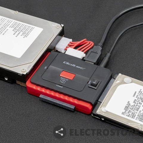 Qoltec Adapter USB 3.0 do IDE | SATA III Qoltec Adapter USB 3.0 do IDE | SATA III