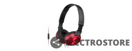 Sony Słuchawki handsfree, mikrofon MDR-ZX310AP Red