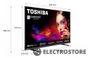 Toshiba Telewizor QLED 43 cale 43QA4C63DG
