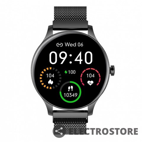 Garett Electronics Smartwatch Classy czarny stalowy Garett Electronics Smartwatch Classy czarny stalowy