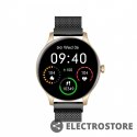 Garett Electronics Smartwatch Classy złoto-czarny stalowy