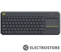 Logitech K400 Plus Wireless Touch Keyboard Czarna