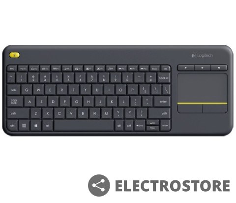 Logitech K400 Plus Wireless Touch Keyboard Czarna