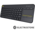 Logitech K400 Plus Wireless Touch Keyboard Czarna