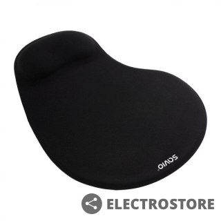 Savio Podkładka żelowa pod mysz czarna SAVIO MP-01B