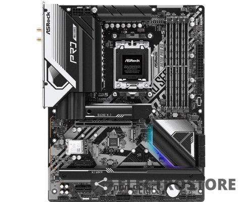 ASRock Płyta główna X670E PRO RS AM5 4DDR5 HDMI/DP M.2 EATX ASRock Płyta główna X670E PRO RS AM5 4DDR5 HDMI/DP M.2 EATX