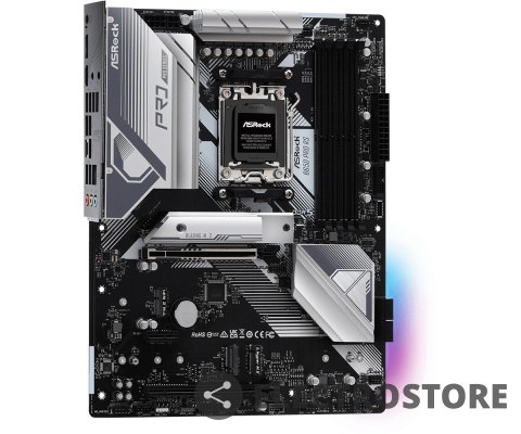 ASRock Płyta główna B650 PRO RS AM5 4DDR5 HDMI M.2 DP USB3.2 ATX ASRock Płyta główna B650 PRO RS AM5 4DDR5 HDMI M.2 DP USB3.2 ATX
