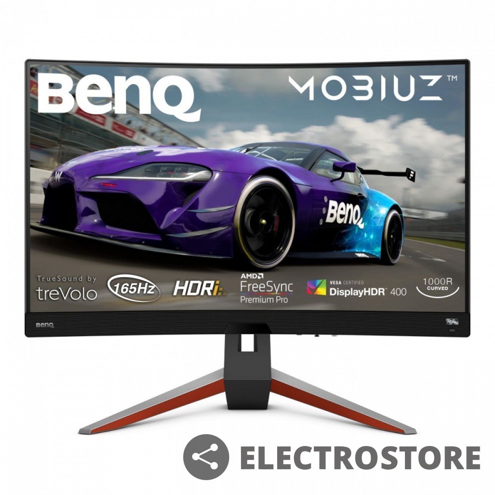 Benq Monitor 27 cali EX2710R LED 4ms/20mln:1/HDMI/VA