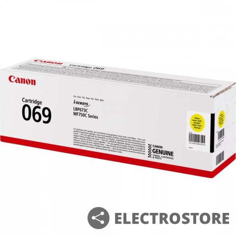 Canon Toner 069 YELLOW 5091C002 Canon Toner 069 YELLOW 5091C002