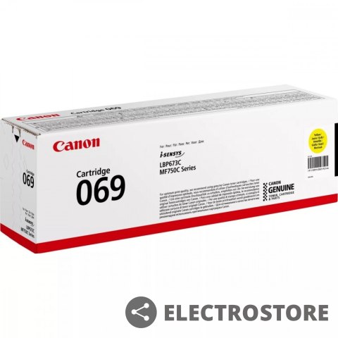Canon Toner 069 YELLOW 5091C002 Canon Toner 069 YELLOW 5091C002