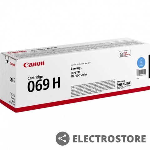 Canon Toner 069 H CYAN 5097C002 Canon Toner 069 H CYAN 5097C002
