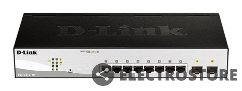 D-Link Przełącznik DGS-1210-10 Switch Smart 8xGE 2xSFP