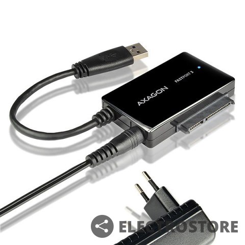 AXAGON ADSA-FP3 Adapter USB 3.2 Gen 1 - SATA 6G HDD FASTport3 (2.5", 3.5", 5.25") w tym zasilacz