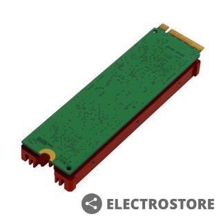 AXAGON CLR-M2 Chłodnica do dysku aluminiowa pasywna M.2 2280 SSD, silikonowe podkładki termiczne, wysokość 12mm