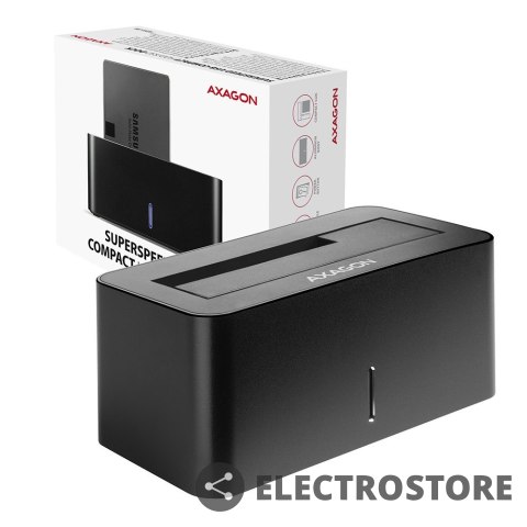 AXAGON ADSA-SN Stacja dokująca, USB 3.2 Gen 1 - 1x SATA 6G 2.5"/3.5" SSD/HDD