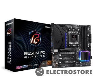 ASRock Płyta główna B650M PG RIPTIDE AM5 4DDR5 HDMI/DP mATX