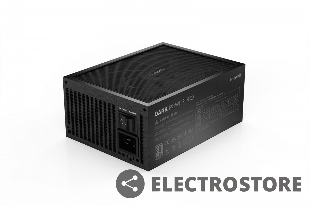 Be quiet! Zasilacz Dark Power Pro 12 1500W 80+ Titanium BN312 Be quiet! Zasilacz Dark Power Pro 12 1500W 80+ Titanium BN312