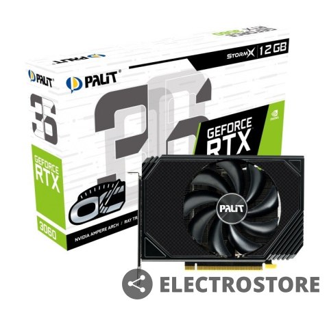 Palit Karta graficzna GeForce RTX 3060 StormX 8GB GDDR6 128bit 3DP/HDMI Palit Karta graficzna GeForce RTX 3060 StormX 8GB GDDR6 128bit 3DP/HDMI