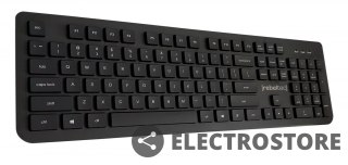 Rebeltec Klawiatura USB Spiro pełnowymiarowa