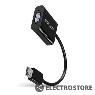 AXAGON RVH-VGAN Adapter aktywny HDMI -> VGA FullHD, wyjście audio, micro USB złącze zasilania