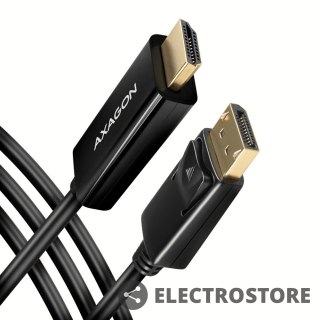 AXAGON RVD-HI14C2 Adapter aktywny DisplayPort -> HDMI 1.4, 4K/30Hz, kabel 1,8m