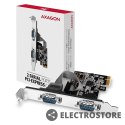 AXAGON PCEA-S2N Kontroler PCIe 2x port szeregowy RS232 250 Kbps, w zestawie SP & LP