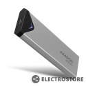 AXAGON EEM2-UG2 Obudowa zewnętrzna aluminiowa, USB-C 3.2 Gen 2 - M.2 NVMe SSD, długość 42 do 80 mm szary