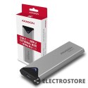 AXAGON EEM2-UG2 Obudowa zewnętrzna aluminiowa, USB-C 3.2 Gen 2 - M.2 NVMe SSD, długość 42 do 80 mm szary