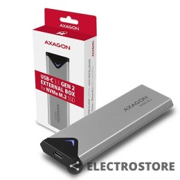 AXAGON EEM2-UG2 Obudowa zewnętrzna aluminiowa, USB-C 3.2 Gen 2 - M.2 NVMe SSD, długość 42 do 80 mm