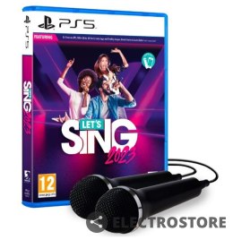 Plaion Gra PlayStation 5 Let's Sing 2023 + 2 mikrofony