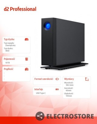 LaCie Dysk twardy d2 Professional 3,5 10TB