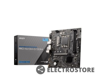 MSI Płyta główna PRO H610M-G s1700 DDR4 DP/HDMI M.2 mATX