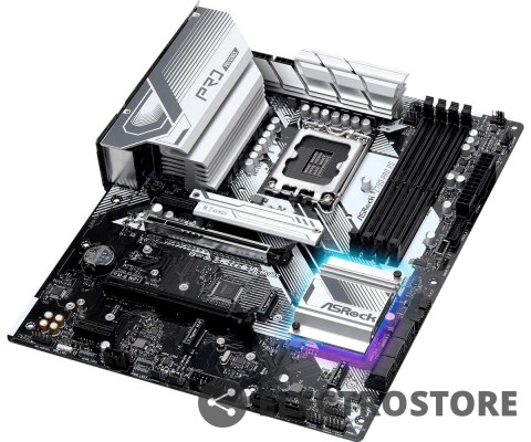 ASRock Płyta główna Z790 PRO RS s1700 4DDR5 HDMI/DP M.2 ATX ASRock Płyta główna Z790 PRO RS s1700 4DDR5 HDMI/DP M.2 ATX