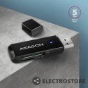 AXAGON CRE-S2N Czytnik zewnętrzny kart USB-A 3. 2 GEN 1, 2-gniazda lun SD/microSD, UHS-I